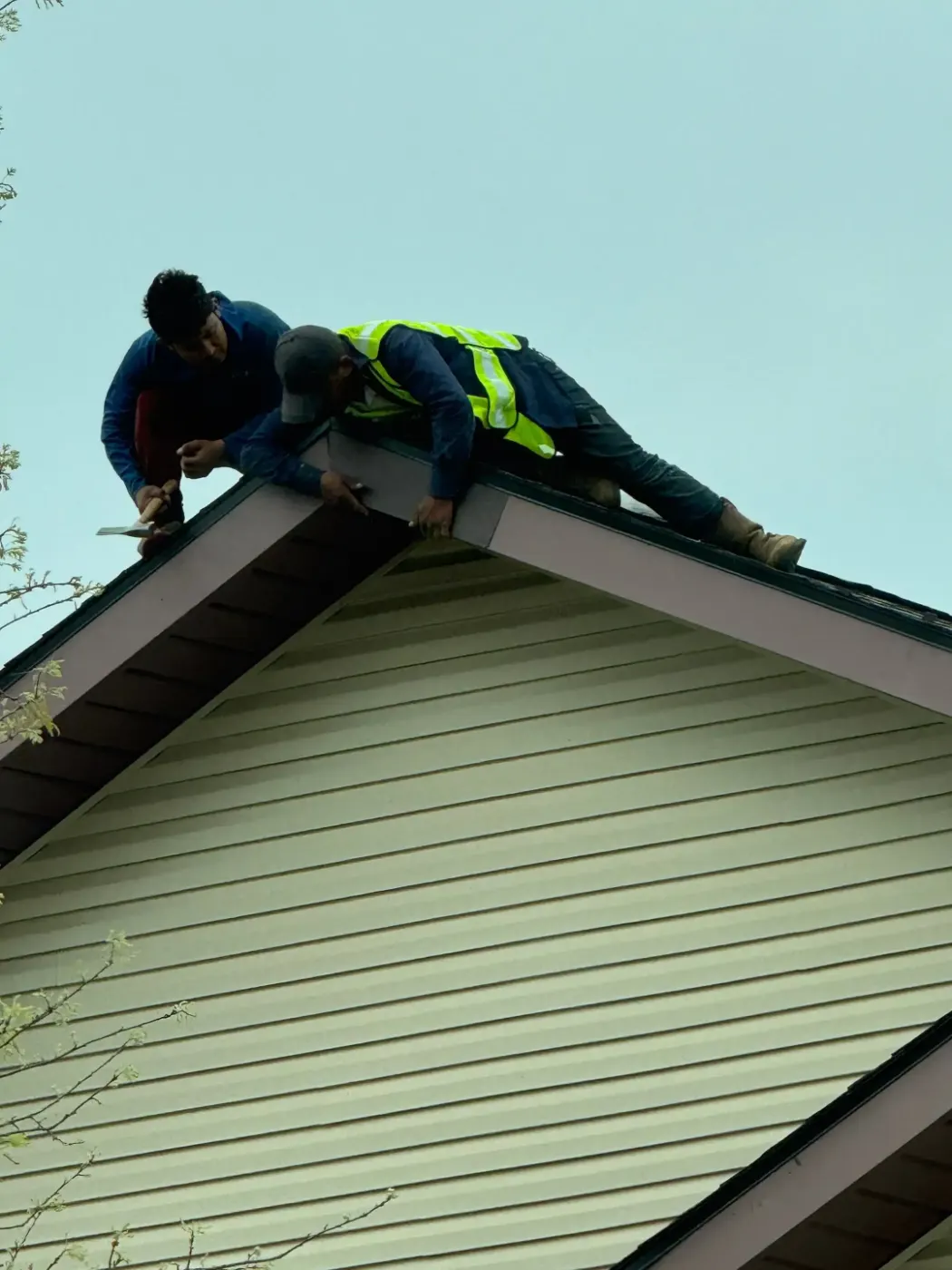 Commercial roof inspection documented in Middlebury