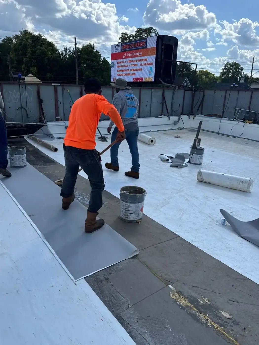 Membrane repair completed in Middlebury